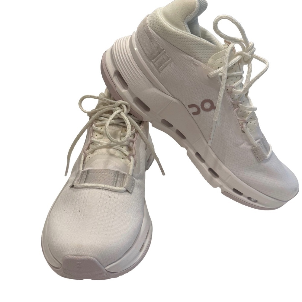 ON Running Cloudnova 2 All White Women's Running Shoes NEW Sz 7